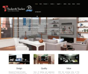 Tuckerandtucker.com(Tucker & Tucker Audio Video by Design) Screenshot