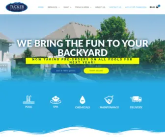 Tuckerbackyard.com(Pool & Spa Services) Screenshot