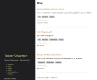 Tuckerchapman.com(Tucker Chapman) Screenshot