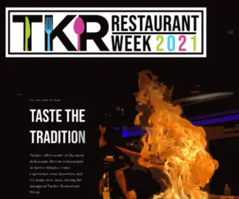 Tuckerrestaurantweek.com(For the love of food) Screenshot