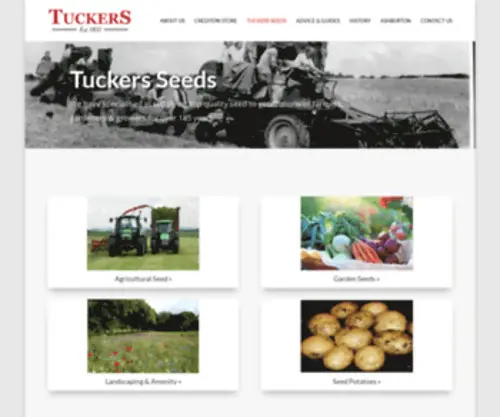 Tuckers-Seeds.com(Your Page Title) Screenshot