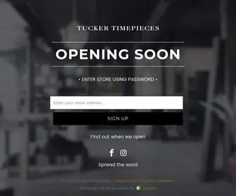 Tuckertimepieces.com(Tucker Timepieces) Screenshot