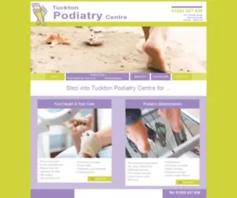 Tucktonpodiatry.co.uk(Tuckton Podiatry Centre) Screenshot