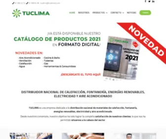 Tuclimasl.com(Calefacción) Screenshot