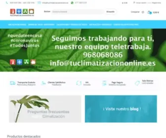 Tuclimatizaciononline.es(Tu Climatización Online) Screenshot