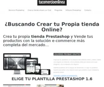 Tucomercioenlinea.com(Tiendas online Prestashop) Screenshot