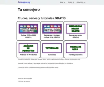 Tuconsejero.org Screenshot