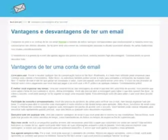 Tucows.com.br(Vantagens e desvantagens de ter um email) Screenshot