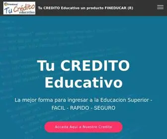 Tucredito.co(FINEDUCAR (R)) Screenshot