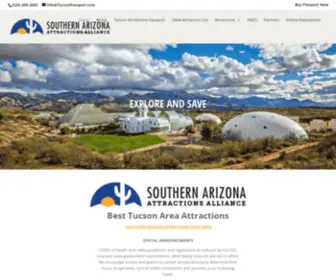 Tucsonattractions.com(Southern Arizona Attractions Alliance) Screenshot