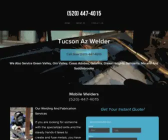 Tucsonazwelding.com(Welding Company In Tucson) Screenshot