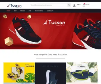 Tucson.co.in(Tucson Shoes) Screenshot