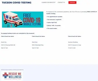 Tucsoncovidtesting.com(Free Covid) Screenshot