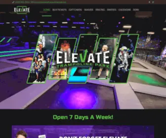 Tucsonelevate.com(Elevate Trampoline Park) Screenshot