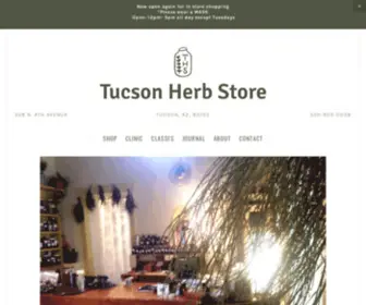 TucsonherbStore.com(Tucson Herb Store) Screenshot