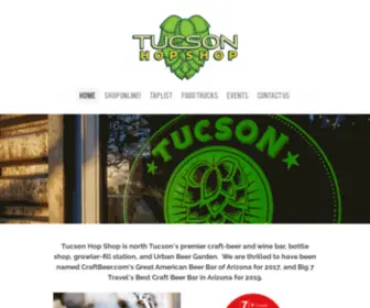 Tucsonhopshop.com(YOUR CRAFT BEER DESTINATION) Screenshot