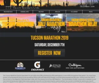 Tucsonmarathon.com(Tucson Marathon) Screenshot