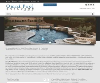 Tucsonpoolbuilders.com(Omni Pool Builders & Design) Screenshot