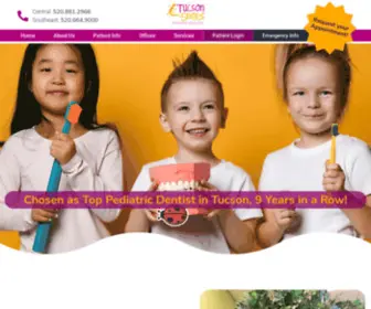 Tucsonsmilesaz.com(Pediatric Dentistry Tucson) Screenshot