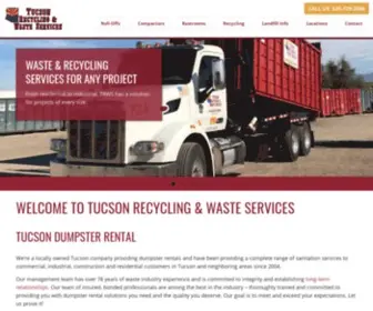 Tucsonwasteservices.com(Tucson Dumpster Rentals) Screenshot