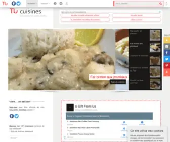 Tucuisines.fr(TU cuisines) Screenshot