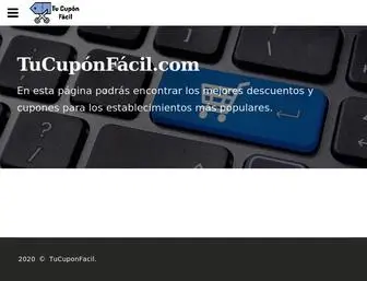 Tucuponfacil.com(TuCupónFácil) Screenshot