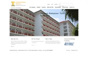 Tudawe.com(Premium construction company in Sri Lanka which) Screenshot