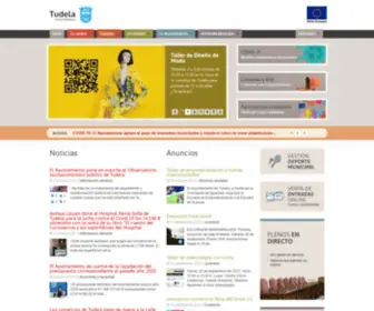 Tudela.com(Página oficial del Ayuntamiento de Tudela) Screenshot