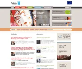 Tudela.es(Página oficial del Ayuntamiento de Tudela) Screenshot