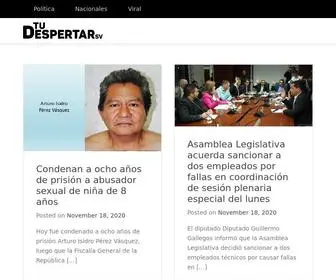 Tudespertarsv.com(Noticias relevantes al instante) Screenshot