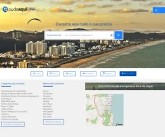 Tudoaquiitajai.com.br(Itajaí) Screenshot