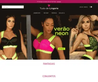 Tudodelingerie.com.br(Tudo de Lingerie) Screenshot