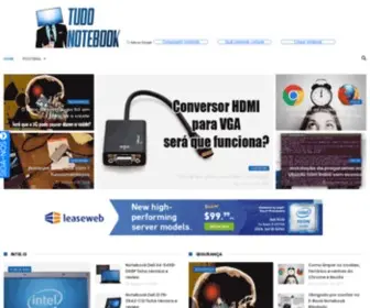 Tudonotebook.com.br(Tudonotebook) Screenshot