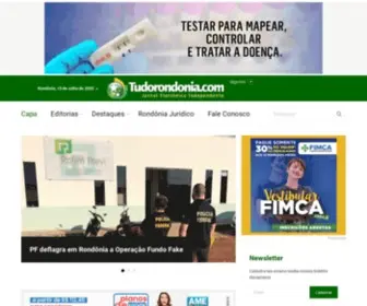 Tudorondonia.com.br(Tudo Rondônia) Screenshot