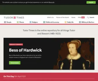 Tudortimes.co.uk(Tudor Times) Screenshot