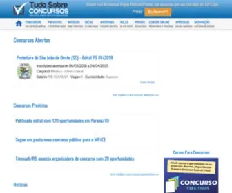 Tudosobreconcursos.com(Maior Portal Gratuito Sobre Concursos P) Screenshot