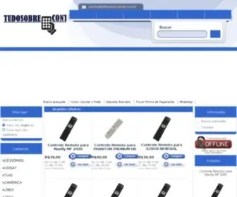 Tudosobrecontrole.com.br(Tudo Sobre Controle Remoto) Screenshot
