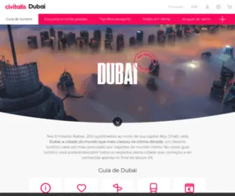 Tudosobredubai.com(Guia de viagens e turismo Tudo sobre Dubai) Screenshot