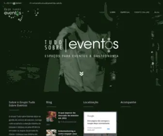 Tudosobreeventos.com.br(Tudo sobre Eventos) Screenshot