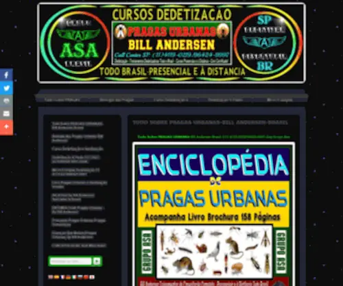 Tudosobrepragasurbanas.com.br(Tudo Sobre Pragas Urbanas) Screenshot