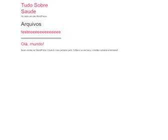 Tudosobresaude.site(Tudo Sobre Saude) Screenshot