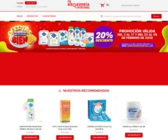 Tudrogueriavirtual.com(Salud, Medicamentos, Higiene y Cosmética) Screenshot