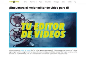 Tueditordevideos.com(¡Encuentra el mejor editor de video para ti) Screenshot