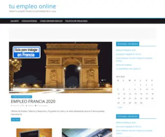 Tuempleoonline.com(Tu empleo online) Screenshot