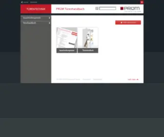 Tuerenhandbuch-Pruem.de(Prüm Türenhandbuch) Screenshot