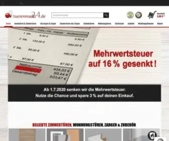 Tuerenmarkt24.de(Zimmertüren & Innentüren mit Zargen online kaufen) Screenshot