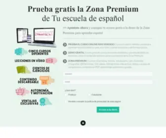 Tuescueladeespanol.es(Página de inicio) Screenshot