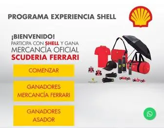 Tuexperienciashell.com(Shell) Screenshot