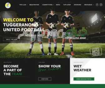 Tufc.org.au(Tuggeranong United Football Club) Screenshot