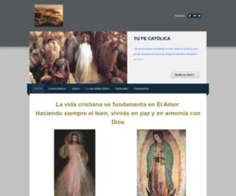 Tufecatolica.com(Tu Fe Católica) Screenshot